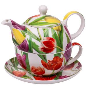 Комплект чаша и чайник - Лалета