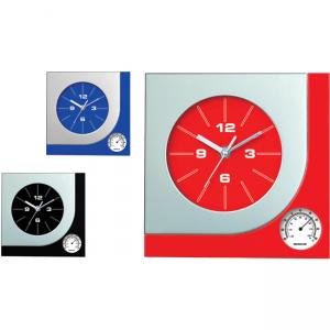 Стенен часовник с термометър в различни цветове