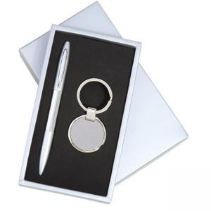 Метални химикал и ключодържател в кутия