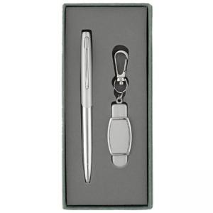 Комплект метални ключодържател и химикал