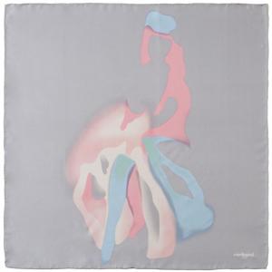 Луксозен дамски копринен шал - Cacharel