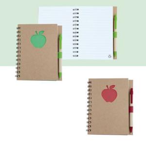 Комплект - тефтер с химикалка "Ябълка"