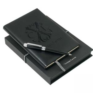 Луксозен комплект, включващ химикалка и бележник - Logotype