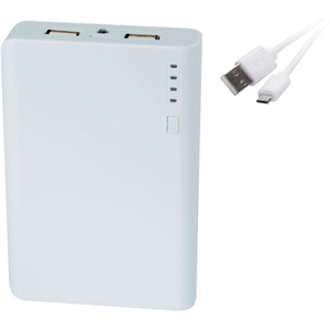 Power bank (Външна батерия) 10400 mAh с фенерче