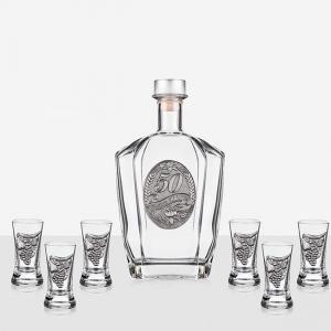 Сет 6 чаши+ бутилка 50 г.