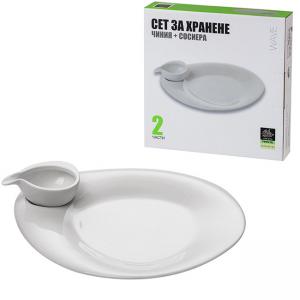 Сет за хранене- Чиния + Сосиера