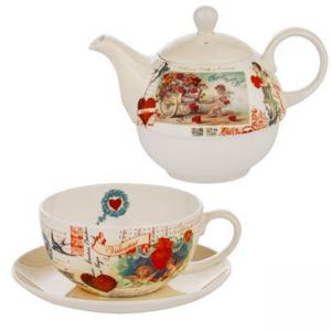 Комплект за чай Valentine's Day
