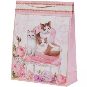 Хартиена торба Котки - пакет от 10 бр.