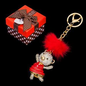 Ключодържател мече с пухче