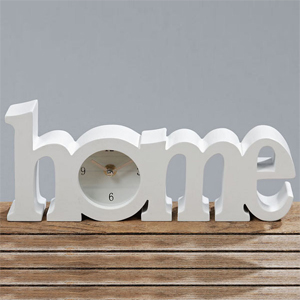 Настолен декоративен часовник - home