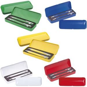 Комплект - Метална химикалка и автоматичен молив