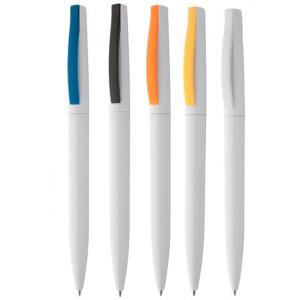 Химикал с бял корпус и цветен клипс