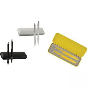 Метална химикалка и метален автоматичен молив