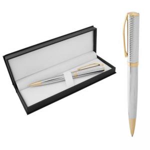 Метална химикалака в кожена кутия