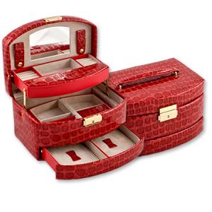 Кутия за бижута Red Crocodile