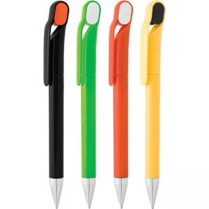 Пластмасова химикалка в четири цвята