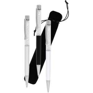 Метална химикалка с кристали