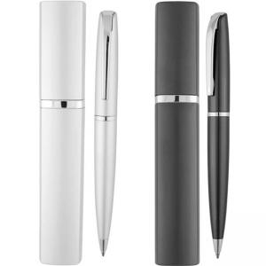 Метална химикалка в метален тубус