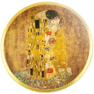Чиния кръгла - картина на Густав Климт