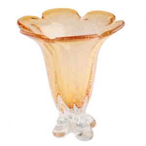 Луксозна ваза в кремав цвят