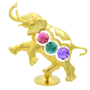 Статуетка на слон в златен цвят