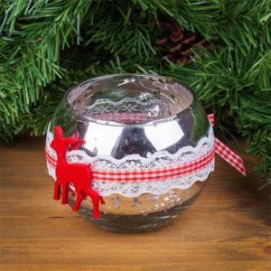 Коледен свещник с еленче