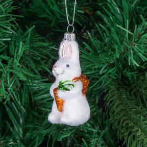 Стъклена играчка зайче