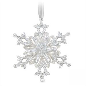 Висулка снежинка сребро
