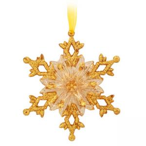 Висулка снежинка - цвят злато