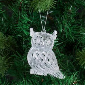 Бухал - коледна висулка за елха