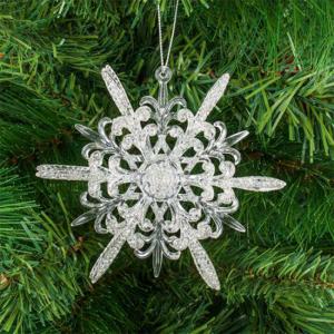 Играчка за елха - снежинка