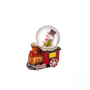 Преспапие снежко с влак