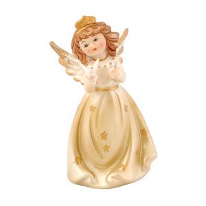 Ангелче порцелан с птица