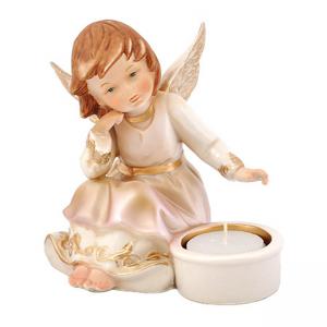 Ангелче порцелан със свещник