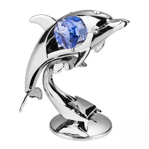 Декорация - малък делфин сребро