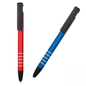 Метална химикалка за тъчскрийн и стойка за мобилен телефон