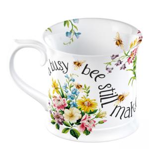 Порцеланова чаша за чай с флорален мотив