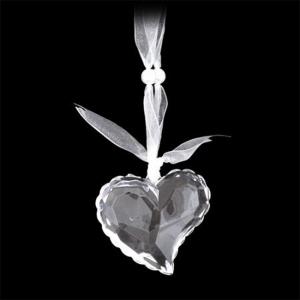 Сърце висулка с панделка