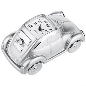 Часовник - автомобил в сребрист цвят