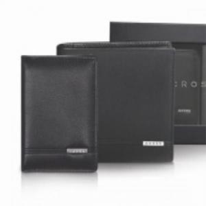 Комплект кожен портфейл и кожен калъф за документи CROSS Classic Century