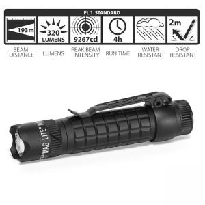 LED фенер MAGTAC "Crowned Bezel" с две батерии, в блистер