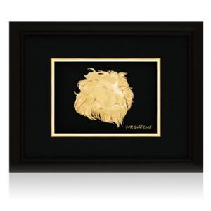 Златна картина лъв
