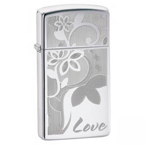 Запалка Zippo Slim® High Polish Chrome