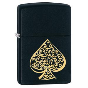 Запалка Zippo - Ace Of Spades Black Matte