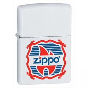 Запалка Zippo Vintage Logo White Matte