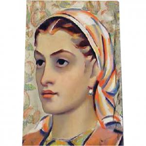 Картина върху врачански камък - 13x18 см - картина на Майстора