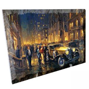 Картина върху врачански камък - 13x18 см - Лондон