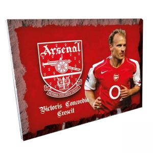 Картина върху врачански камък - 20x30 см - футболен плакет Арсенал