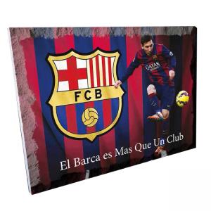Картина върху врачански камък - 20x30 см - футболен плакет Барселона