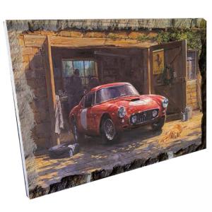Картина върху врачански камък - 20x30 см - Ferrari